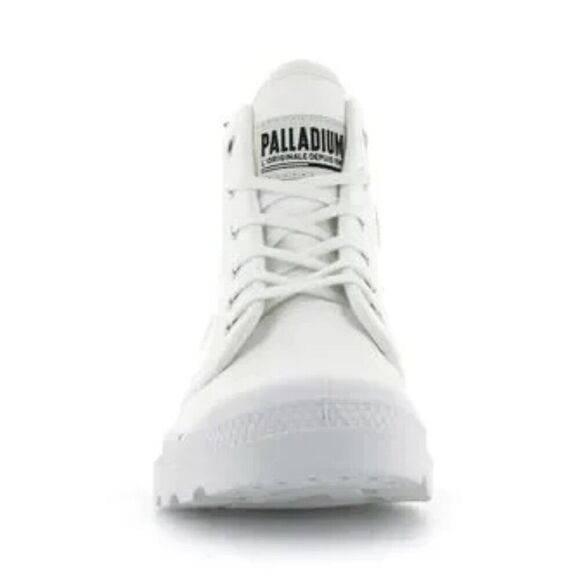 Palladium White Chunky Lug Sole Y2K High Top Vegan Combat Boots Sneakers Shoes - Picture 6 of 16